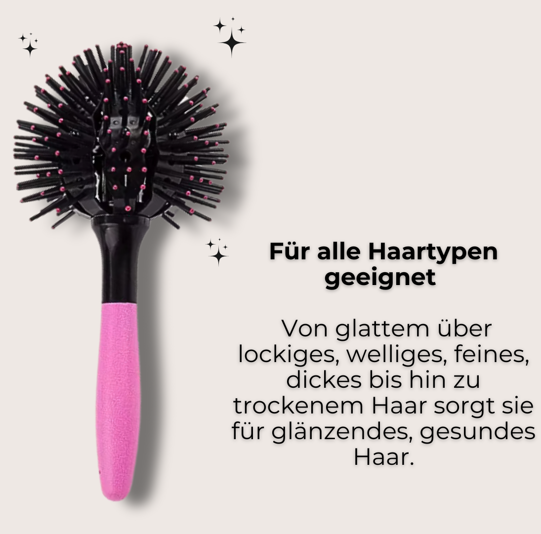 Curl&Shine™ Rundbürste: 360° Perfektion für dein Styling