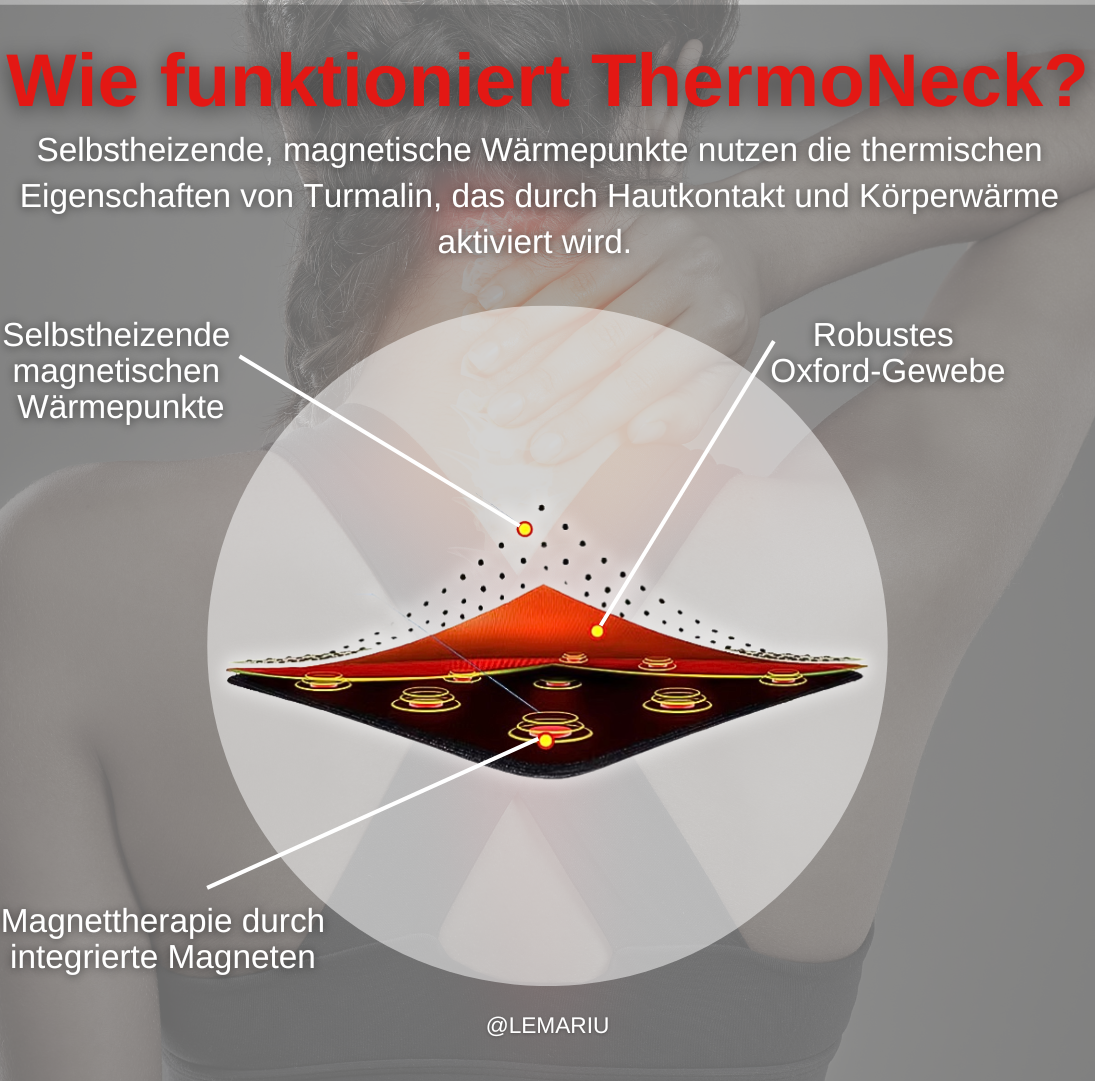 ThermoNeck – Der selbsterhitzende magnetische Nackenstützer