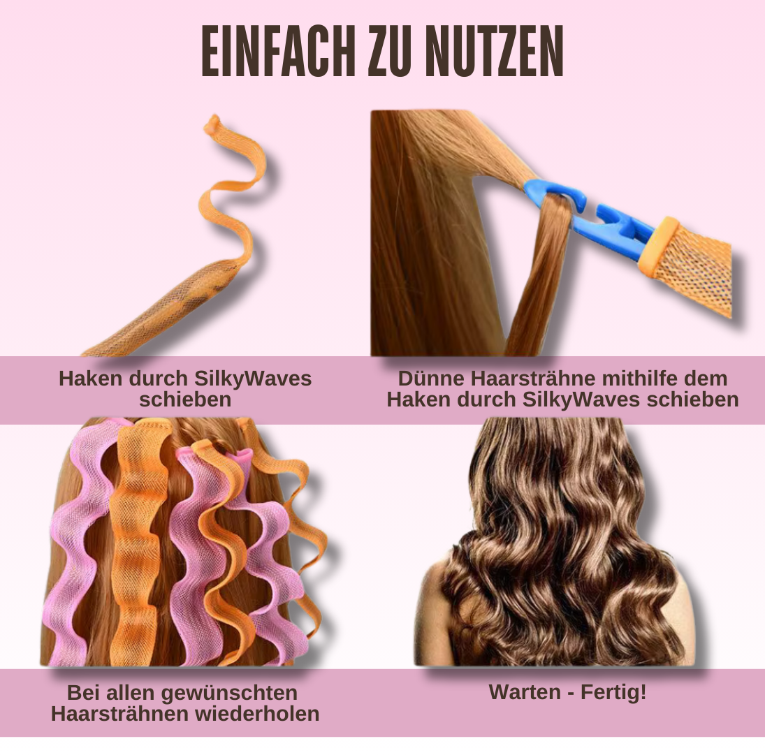 SilkyWaves – Perfekte Locken im Schlaf, ganz ohne Hitze!