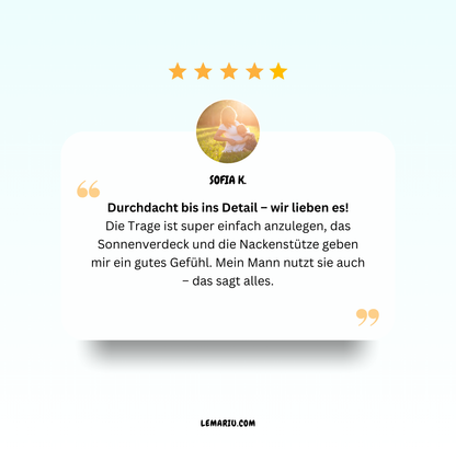 TrageGlück – Die ergonomische Babytrage