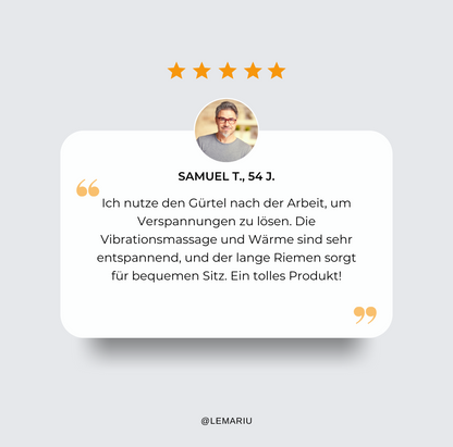 ThermaBelt Pro: Deine Lösung für Muskelverspannungen und Stress