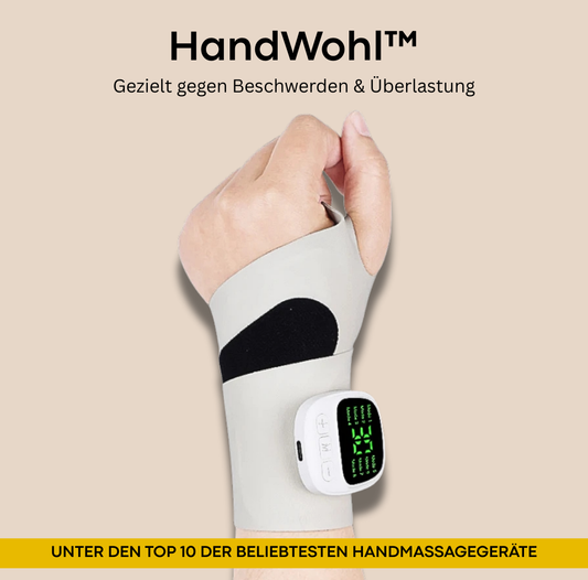 HandWohl™ – Dein intelligentes Massagegerät fürs Handgelenk