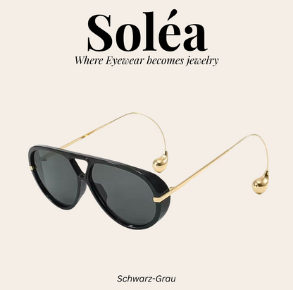 Soléa – Sonnenbrille mit integrierten Ohrringen
