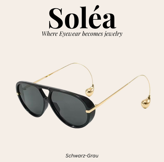 Soléa – Sonnenbrille mit integrierten Ohrringen