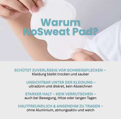 NoSweat Pad: Das Ende des Schweißflecks – Für alle, die trocken bleiben wollen