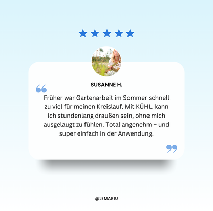 KÜHL. – Dein Vorteil gegen die Hitze