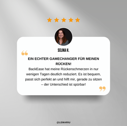 BackEase - Deine Rückenschmerzen, unsere Lösung