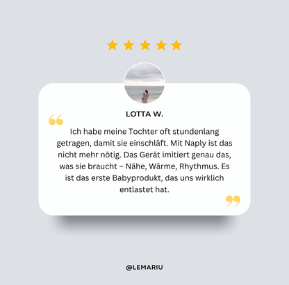 Naply™ – Die smarte Einschlafhilfe gegen Unruhe und lange Nächte