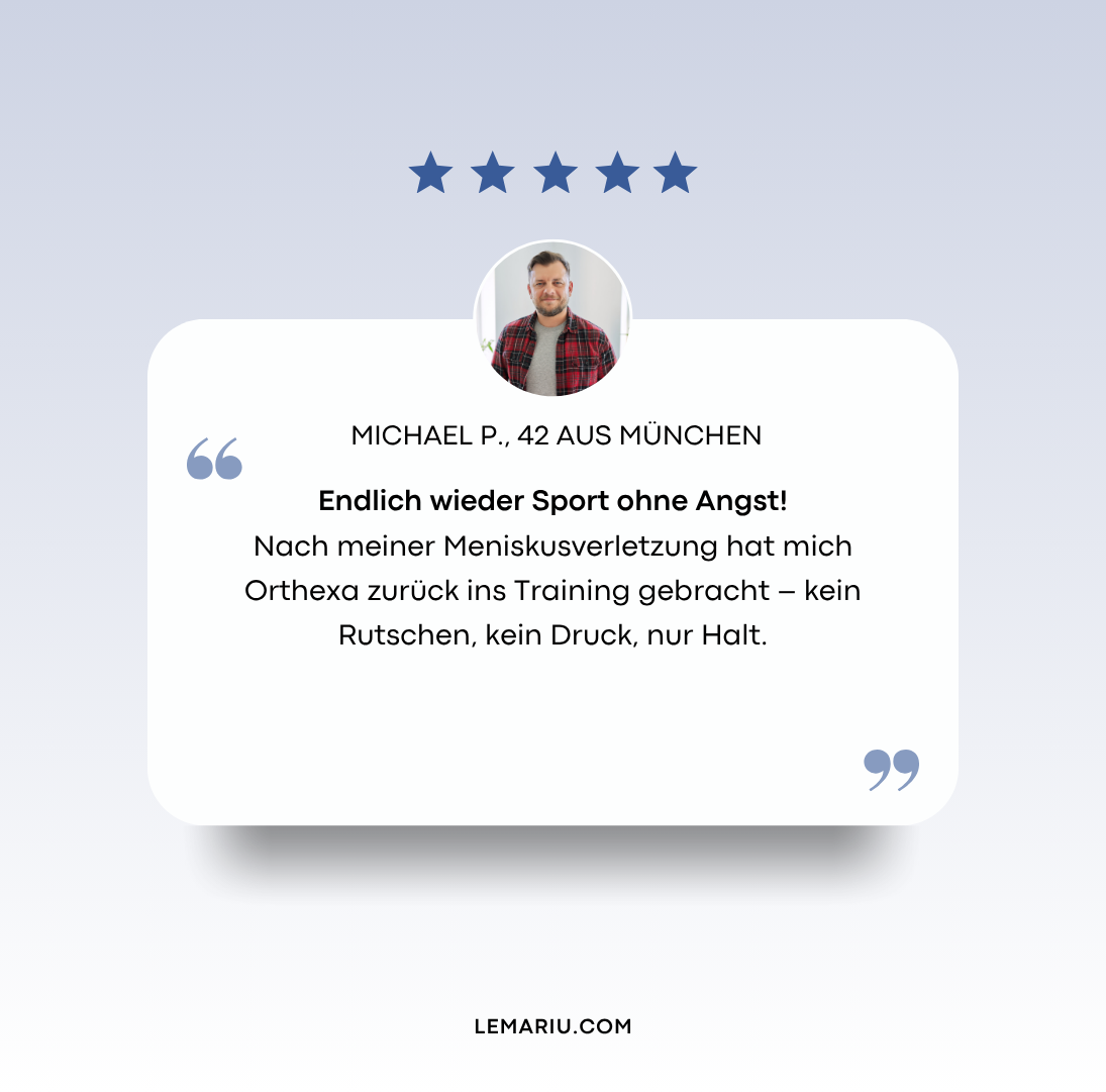 Orthexa™ – Mehr Stabilität für dein Knie, bei jedem Schritt