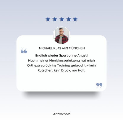 Orthexa™ – Mehr Stabilität für dein Knie, bei jedem Schritt