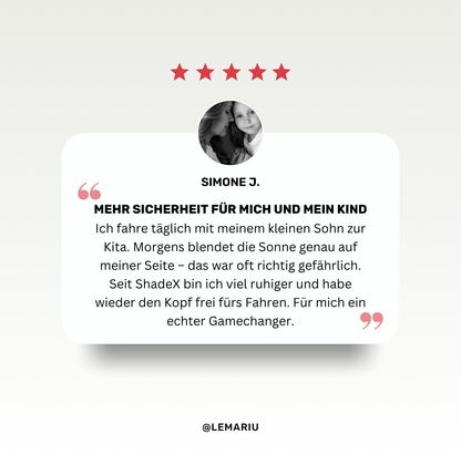 ShadeX - Fahr mit Stil und Weitblick