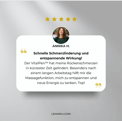 VitalPen™ – Die Revolution in der Niederspannungstherapie