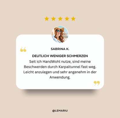 HandWohl™ – Dein intelligentes Massagegerät fürs Handgelenk