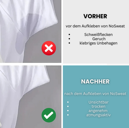 NoSweat Pad: Das Ende des Schweißflecks – Für alle, die trocken bleiben wollen