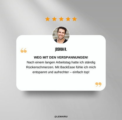 BackEase - Deine Rückenschmerzen, unsere Lösung