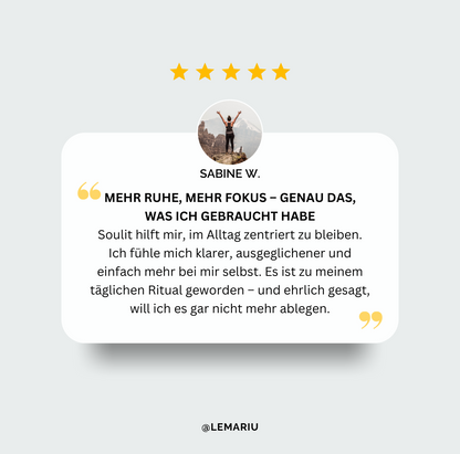 SOULIT - Trage deine Energie. Spüre deine Kraft.