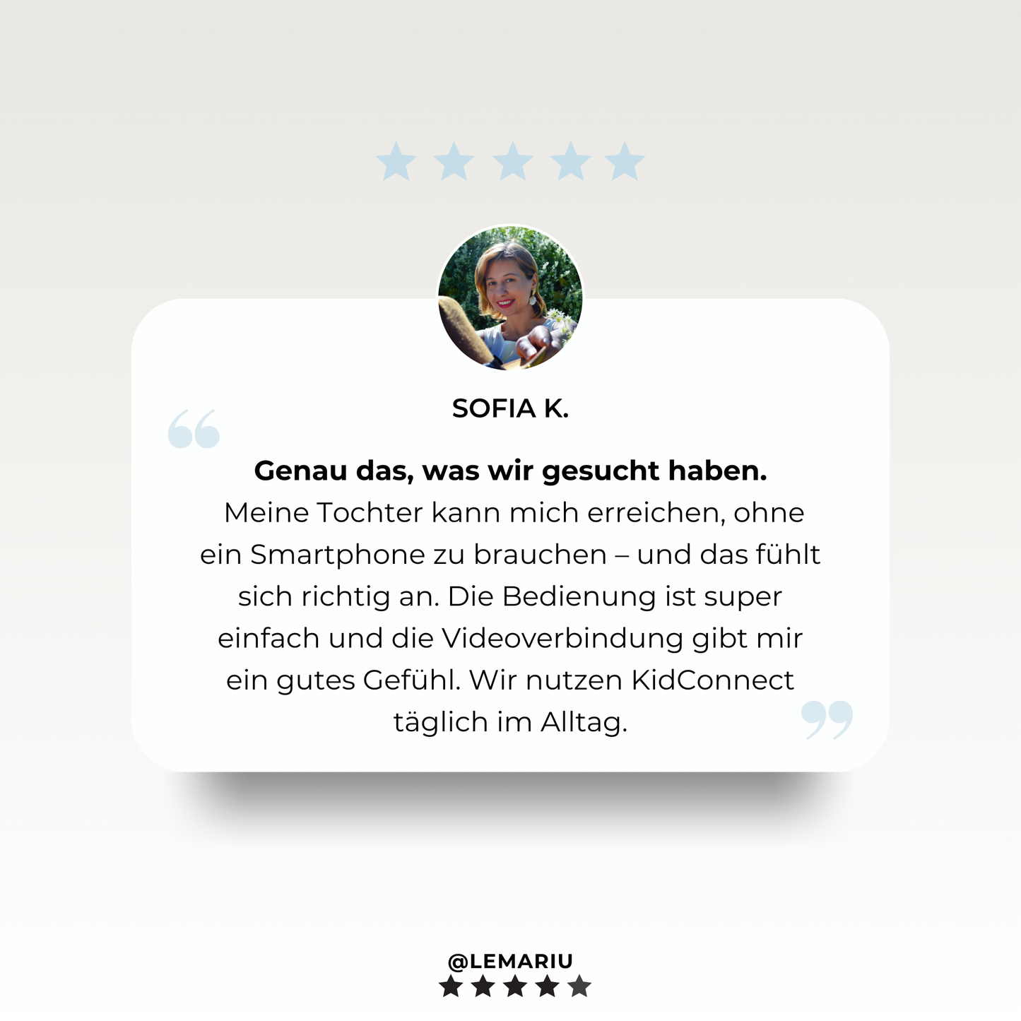 KidConnect – Erreichbarkeit für dein Kind. Ohne Smartphone.