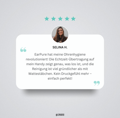 EarPure – Die Revolution der Ohrhygiene: Sicher, Sanft & mit Echtzeit-Übertragung