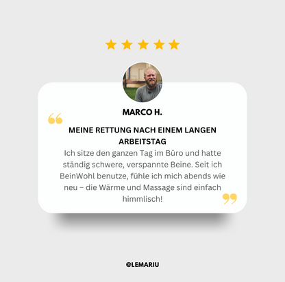BeinWohl – Deine tägliche Auszeit beginnt bei den Beinen