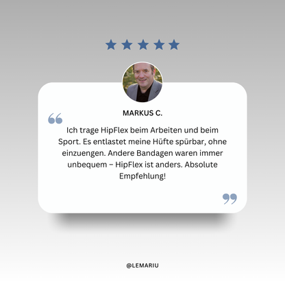 HipFlex – Deine Hüfte in besten Händen