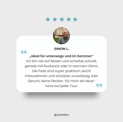 NoSweat Pad: Das Ende des Schweißflecks – Für alle, die trocken bleiben wollen