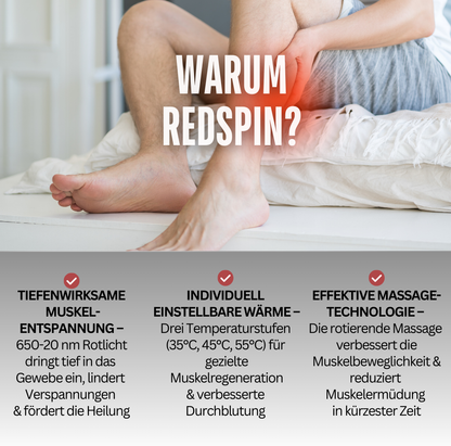 RedSpin - Erwecke deine Energie. Lindere deine Verspannungen.