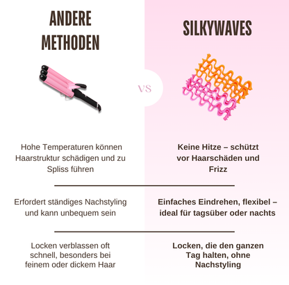 SilkyWaves – Perfekte Locken im Schlaf, ganz ohne Hitze!